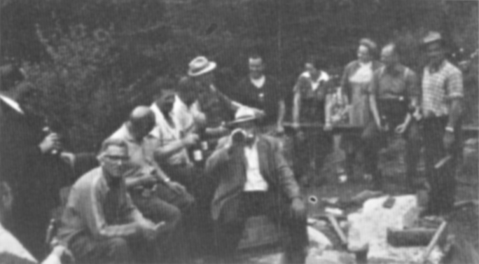 Gruppenfoto des KGV um 1960